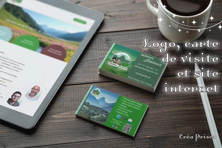 Logo, carte de visite et site internet