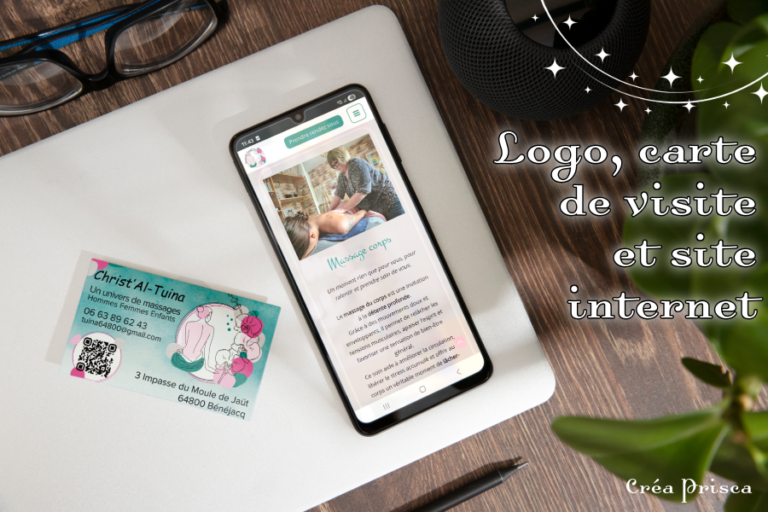 Réalisation logo, carte de visite et site internet